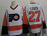 Philadelphia Flyers #27 Leach White CCM Throwback Stitched Jersey,baseball caps,new era cap wholesale,wholesale hats